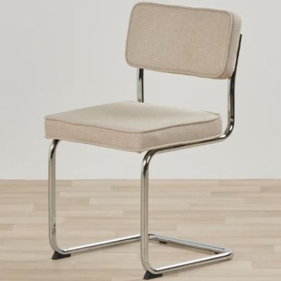 Nordic Home Logan eetkamerstoel - stof - zand