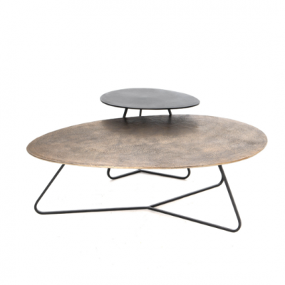 Starfurn Macy salontafel set van 2 - grijs