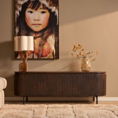 Starfurn Tv-meubel Solana mangohout 165 cm - bruin