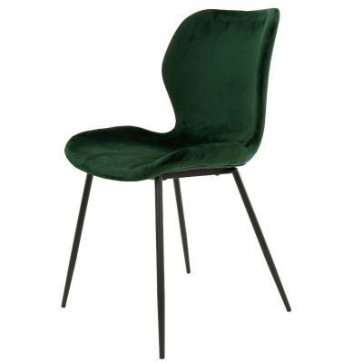 Fraaai Verona eetkamerstoel velvet groen - Outlet A